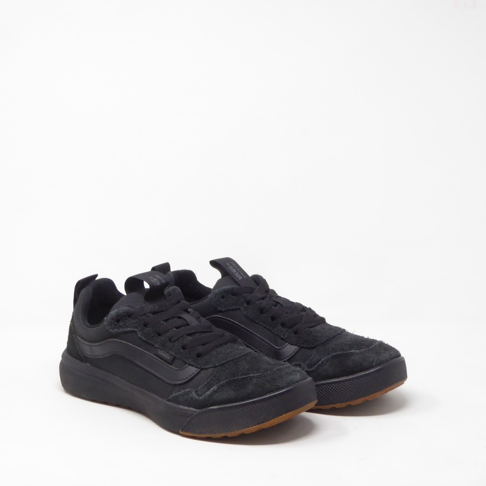Vans Mens Range EXP Shoes Sneakers Black Suede Mesh 6.5